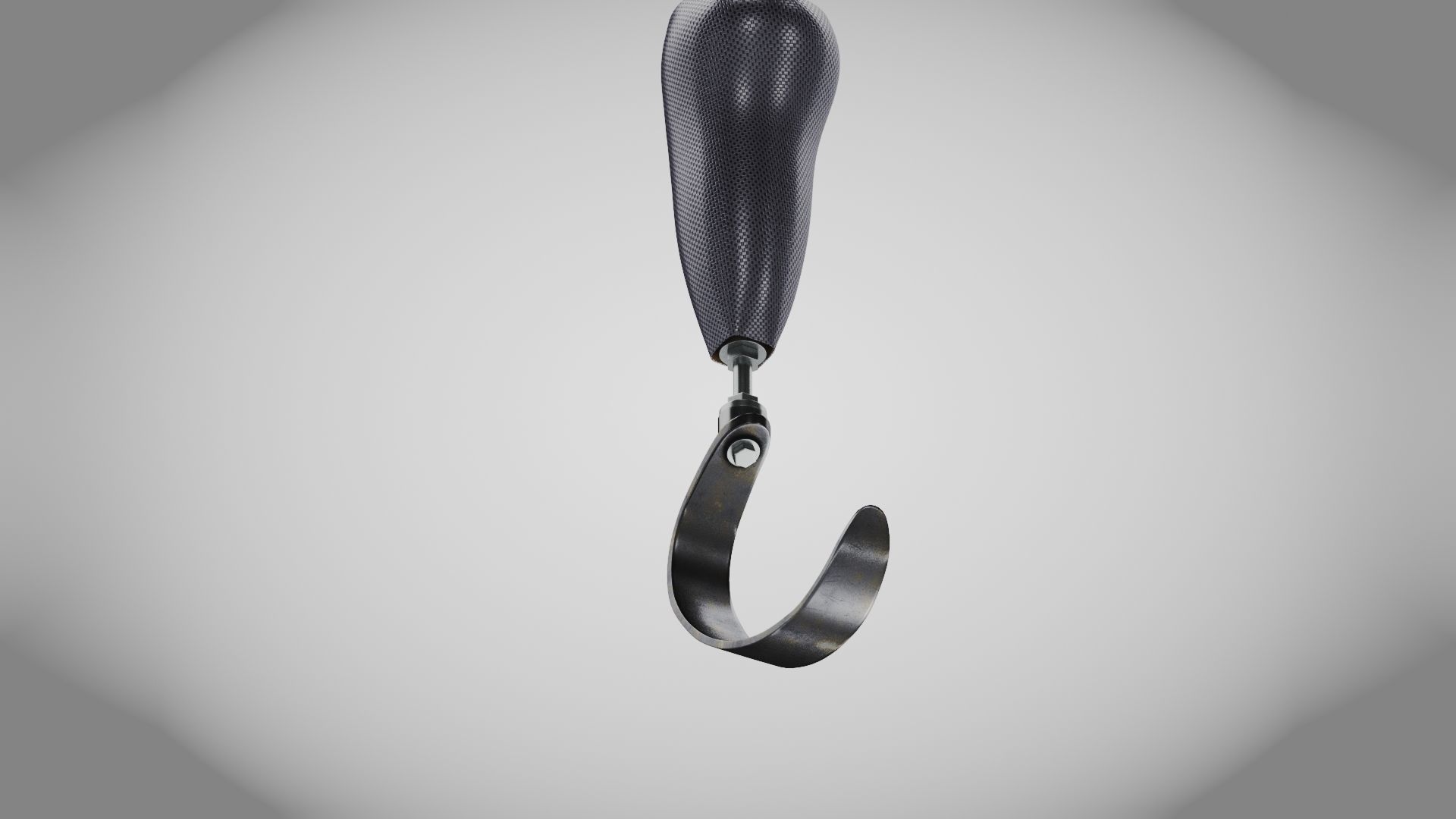 Below knee prosthetics 3 Low-poly 3D model_6