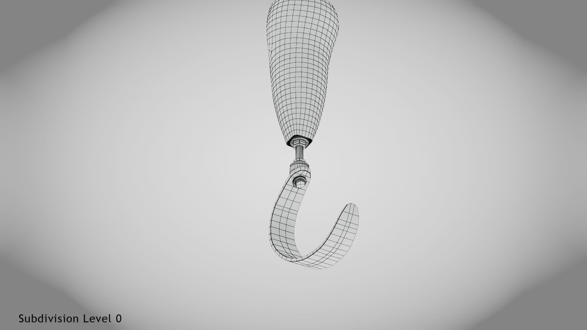 Below knee prosthetics 3 Low-poly 3D model_18