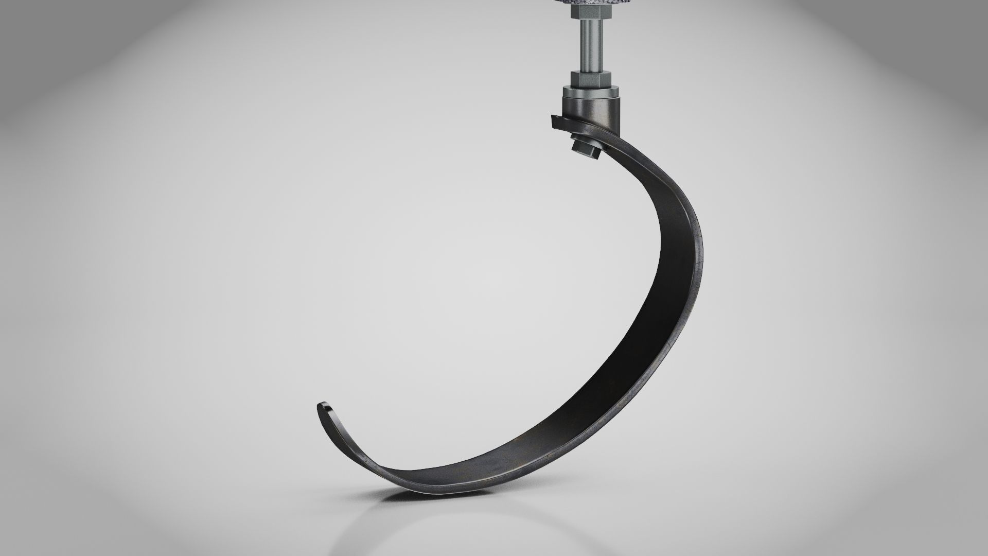 Below knee prosthetics 3 Low-poly 3D model_8