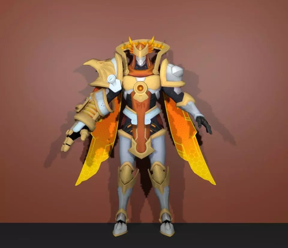 eagle warrior 3D model