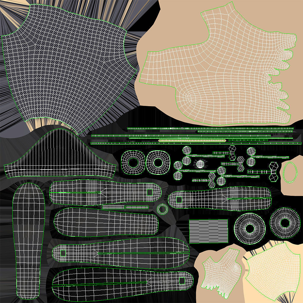 Below knee prosthetics 2 Low-poly 3D model_9