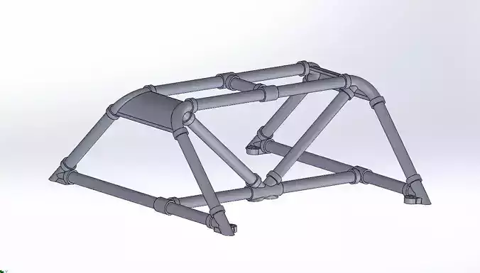 carbon roll cage for KwikJet X rc boat