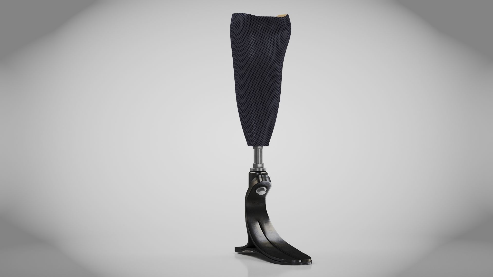 Below knee prosthetics 1 Low-poly 3D model_8