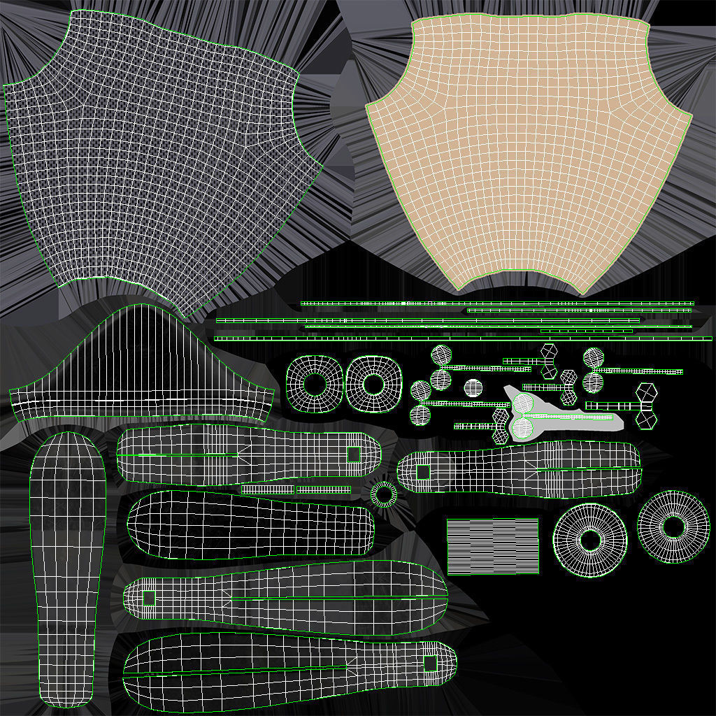 Below knee prosthetics 1 Low-poly 3D model_9