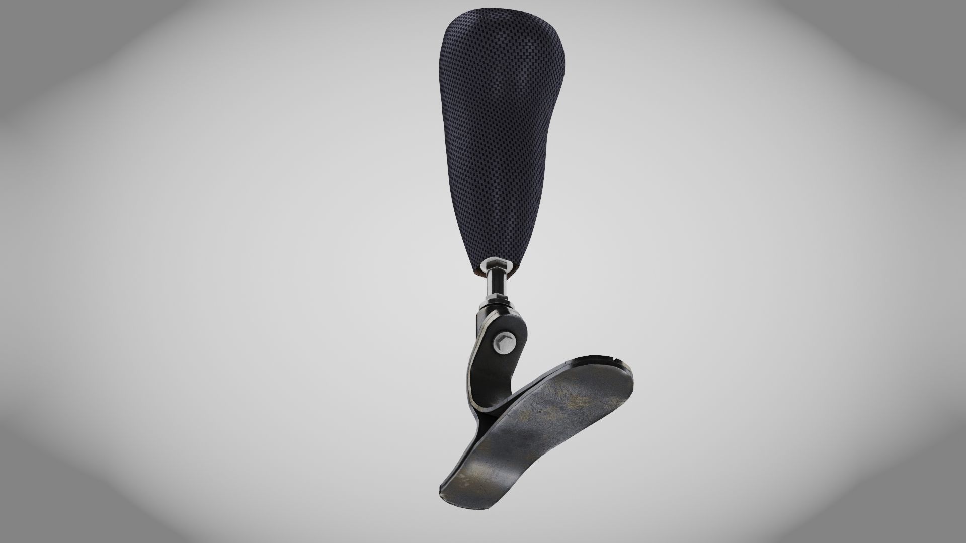 Below knee prosthetics 1 Low-poly 3D model_6