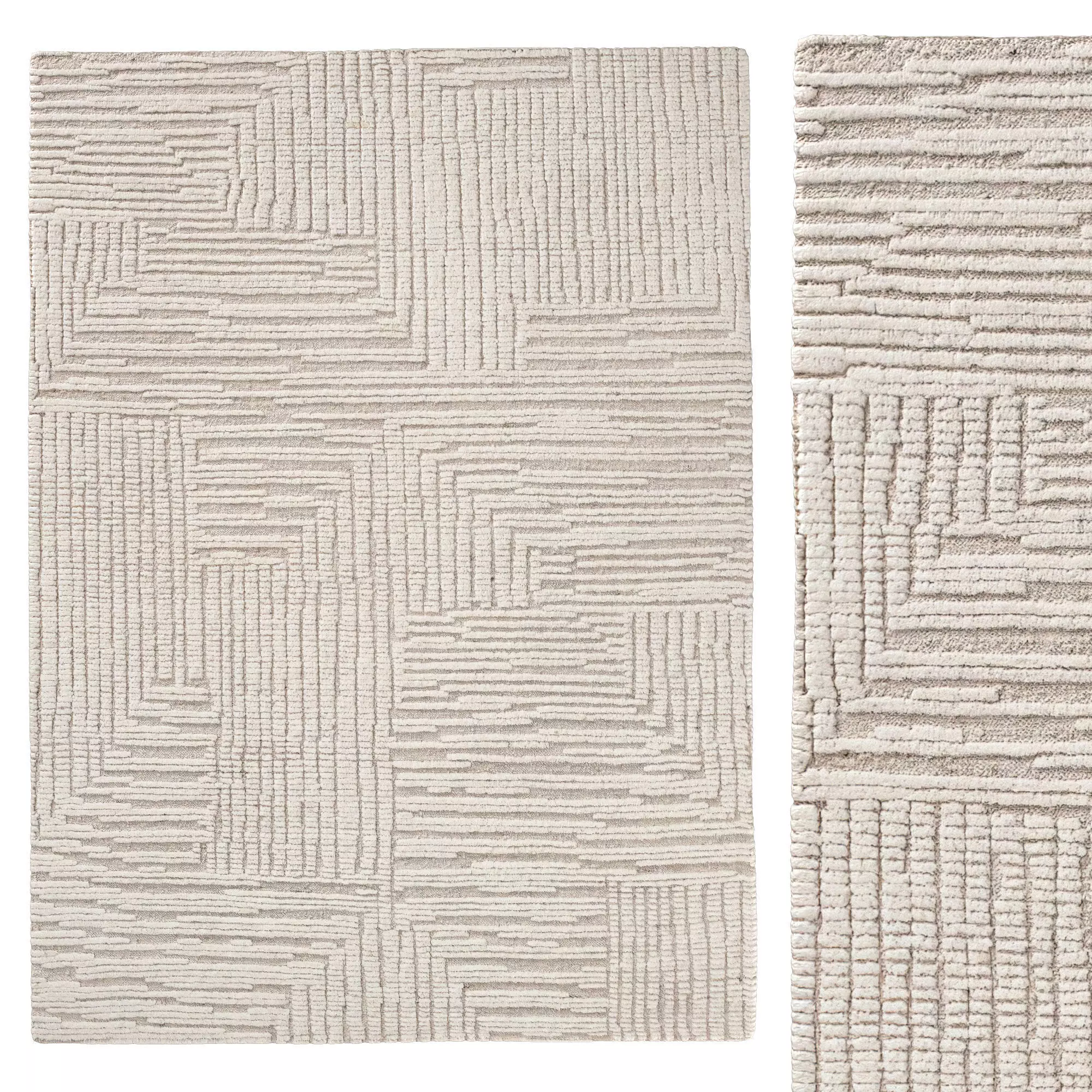 MOLLINA WOOL RUG 3D model_0