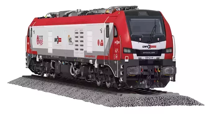 Stadler Euro Dual Lappwaldbahn Cargo 3D model