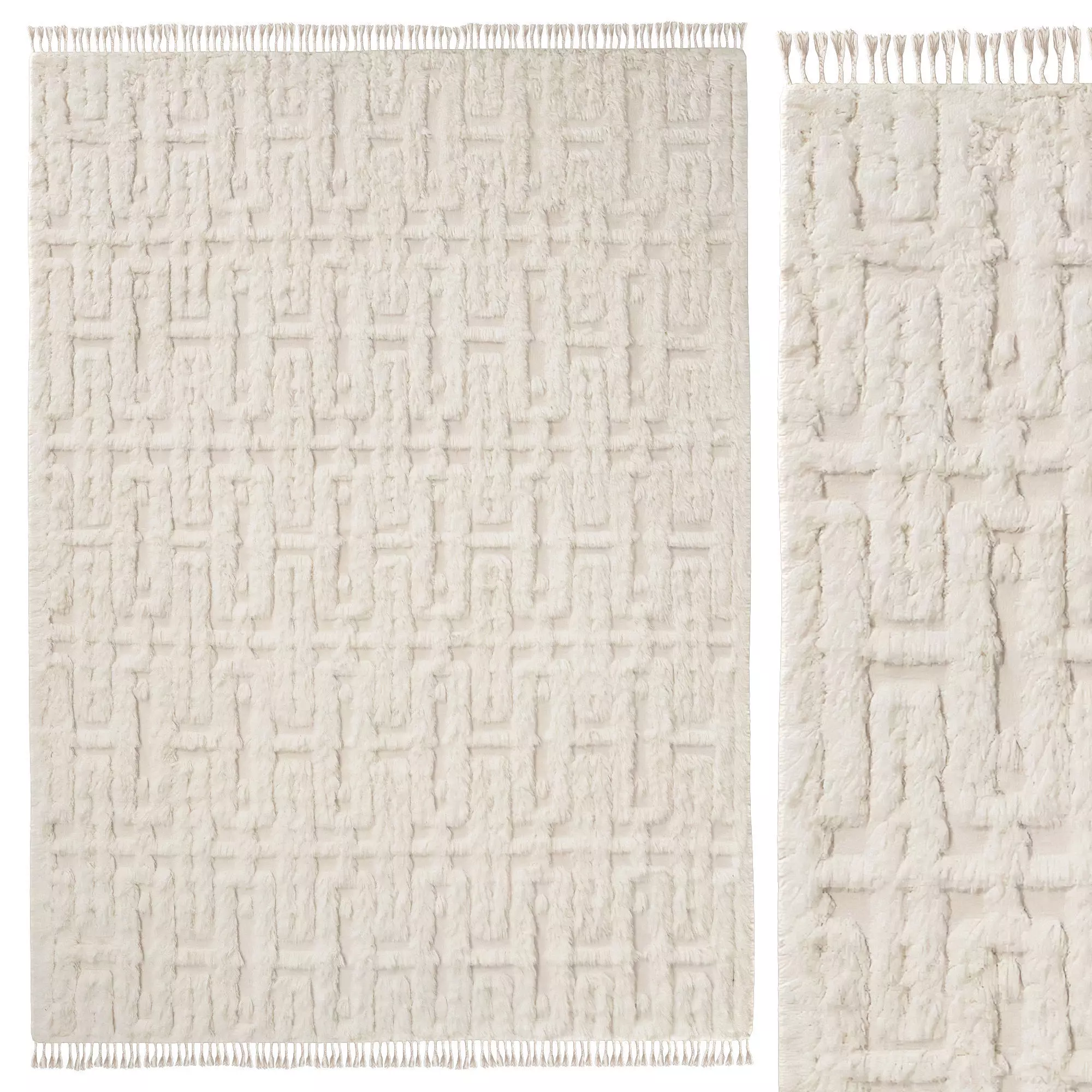 CABILA WOOL RUG 3D model_0