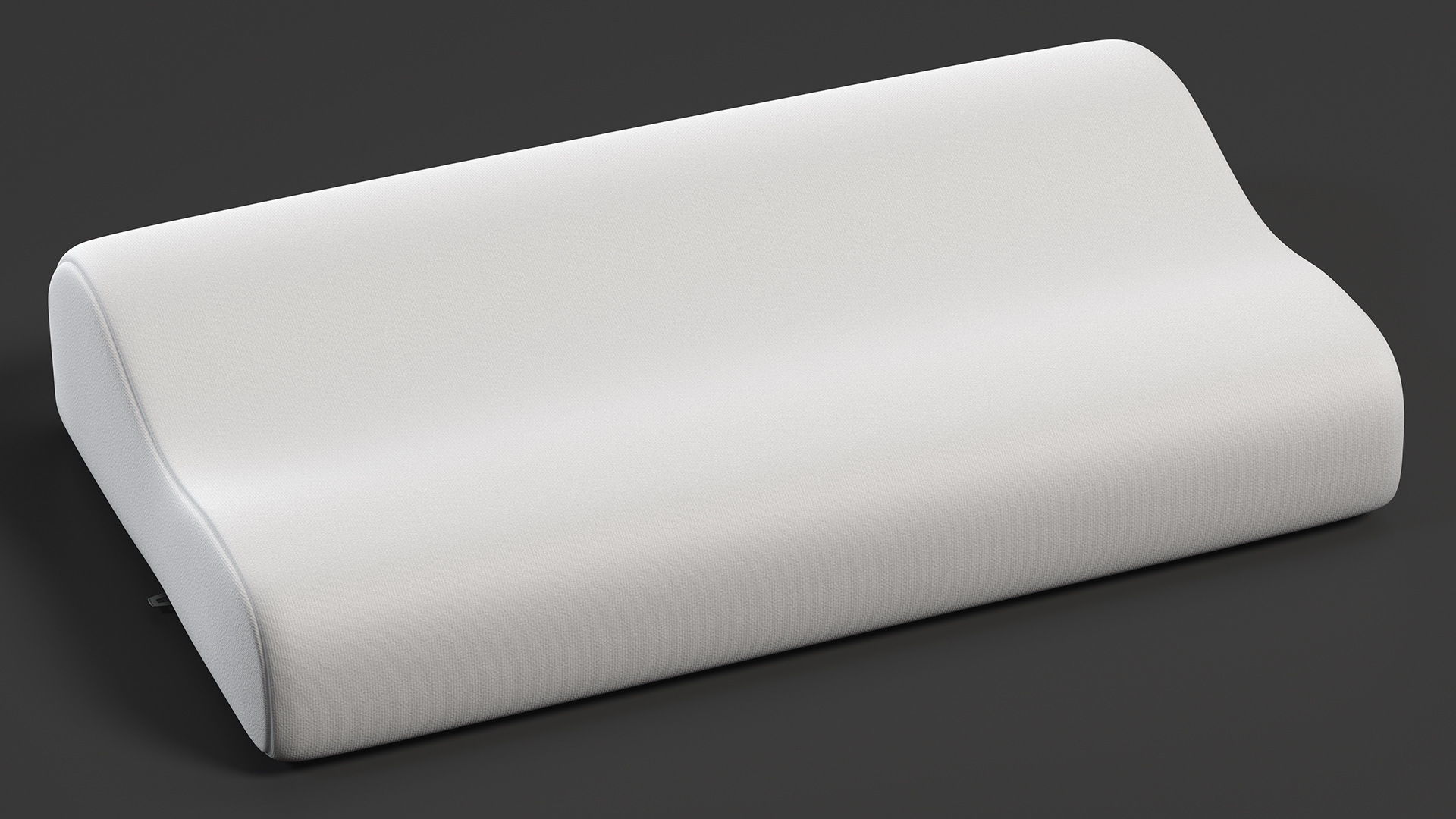 Contour Cervical Memory Pillow 3D model_9