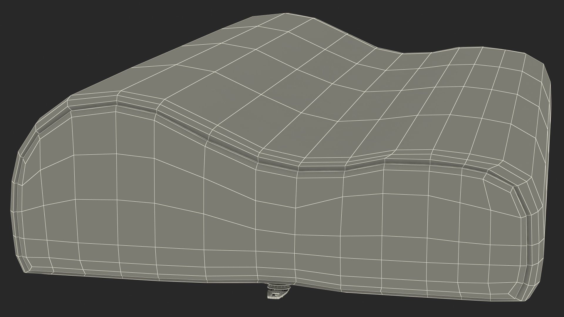 Contour Cervical Memory Pillow 3D model_30