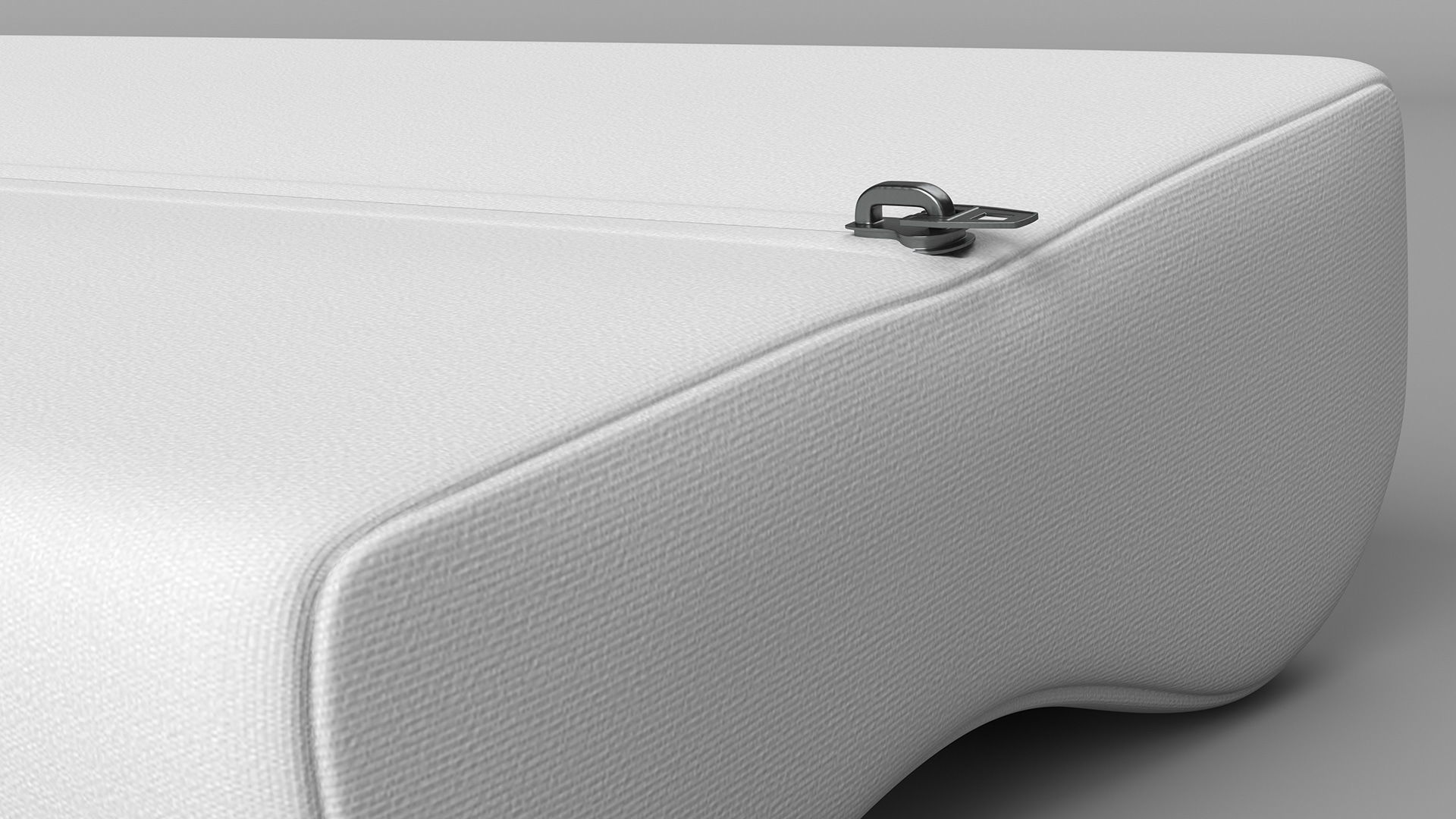 Contour Cervical Memory Pillow 3D model_7