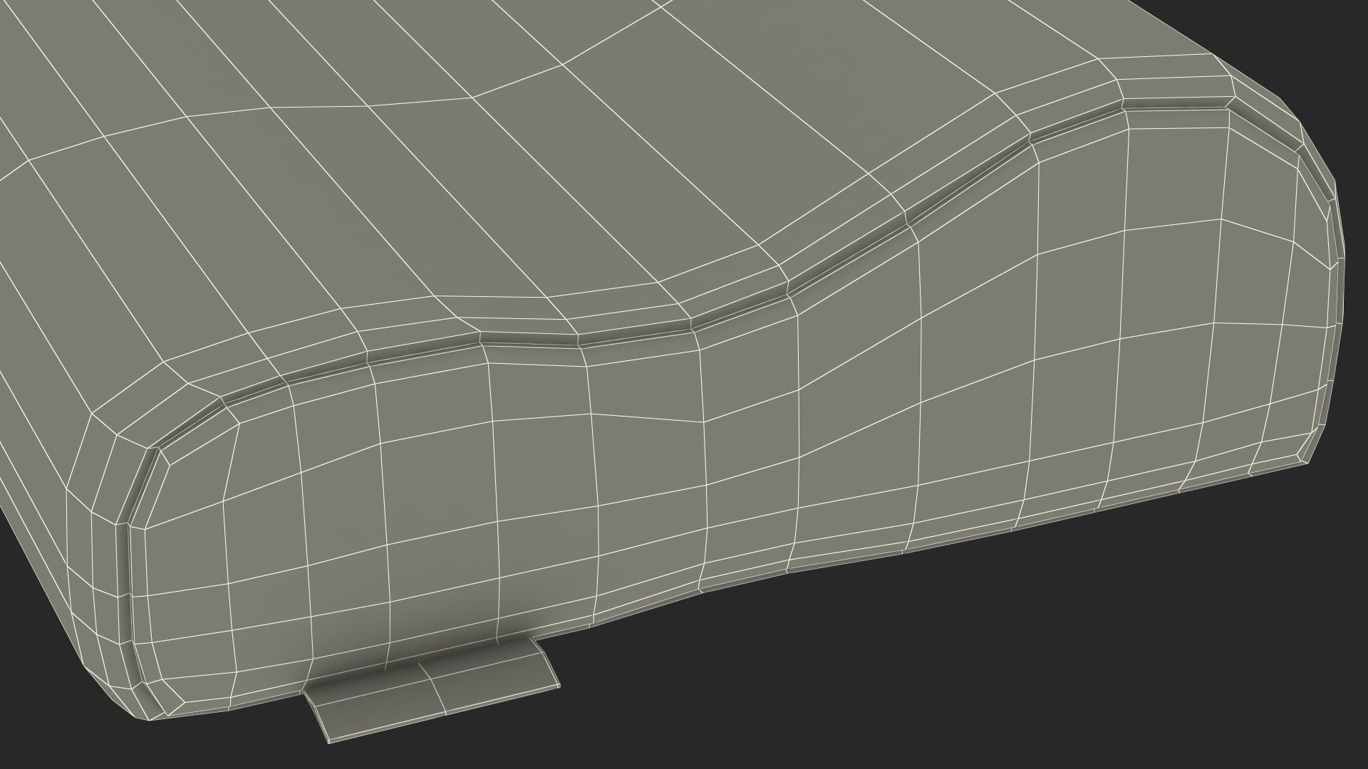 Contour Cervical Memory Pillow 3D model_33