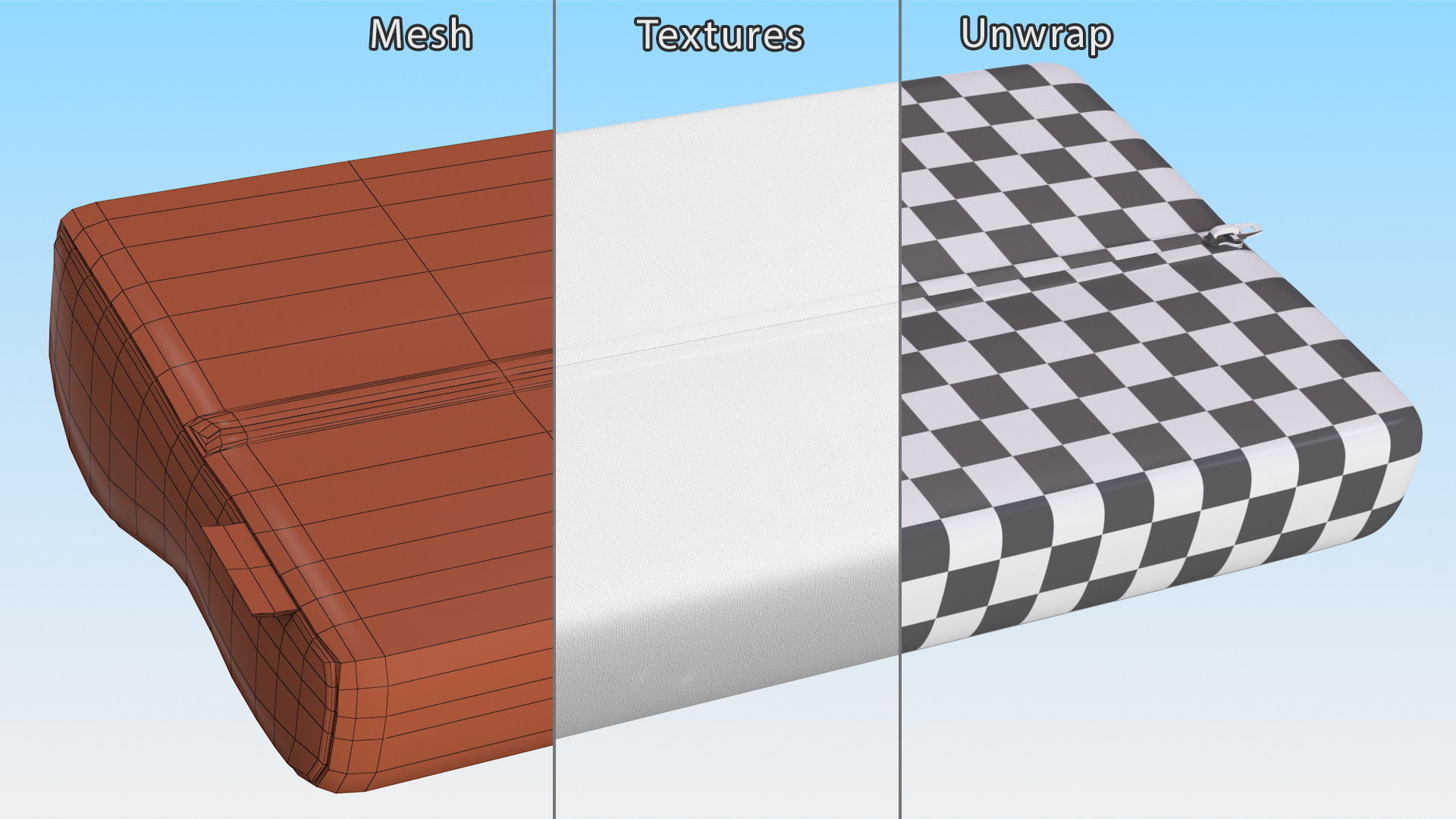 Contour Cervical Memory Pillow 3D model_20