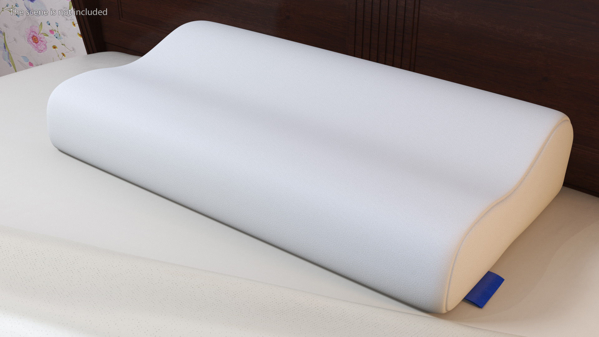 Contour Cervical Memory Pillow 3D model_1