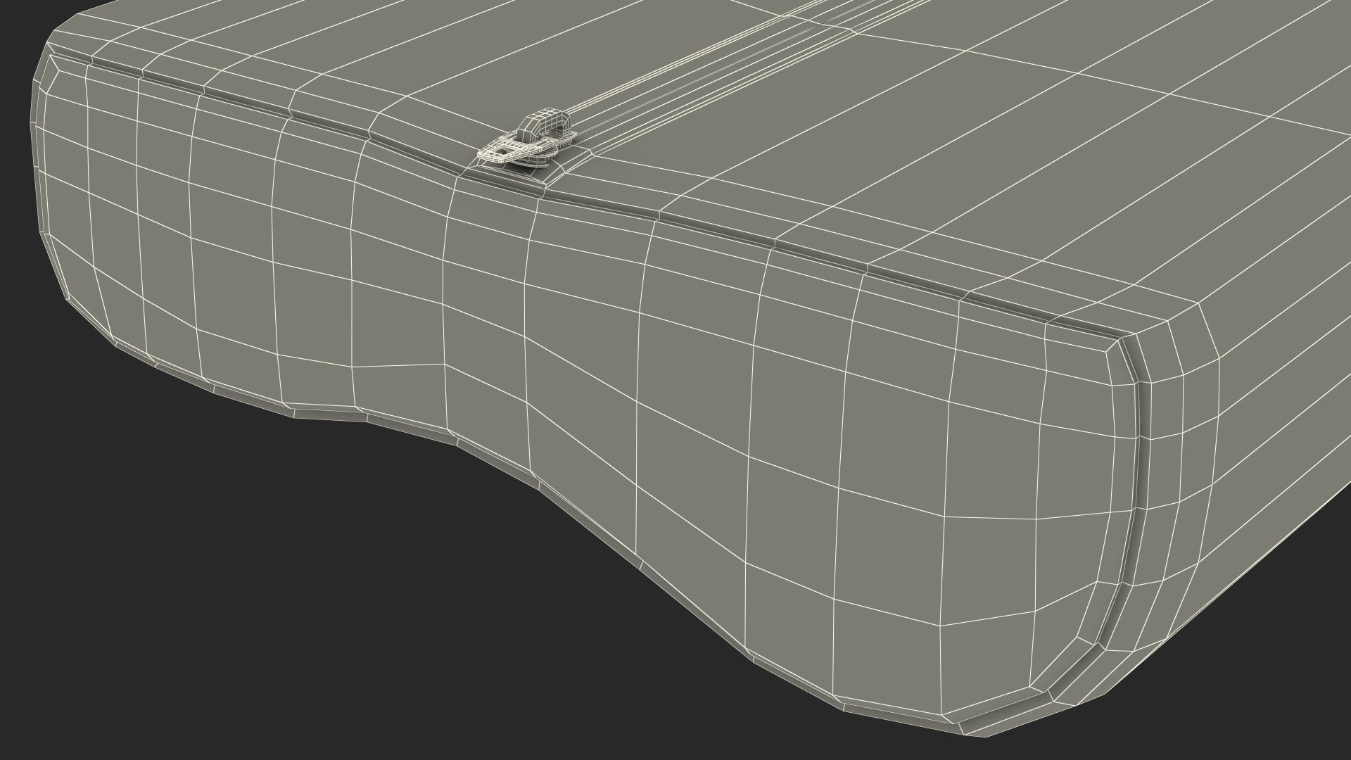 Contour Cervical Memory Pillow 3D model_32