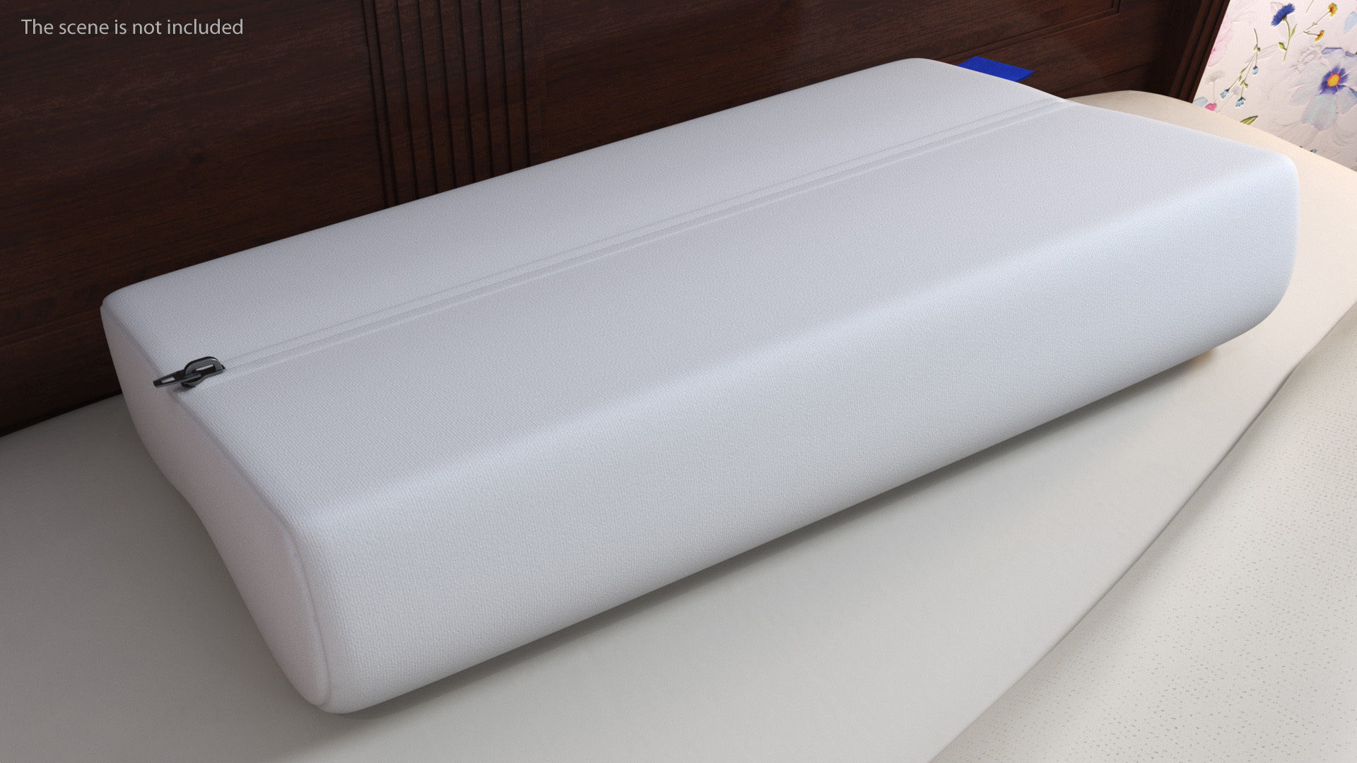 Contour Cervical Memory Pillow 3D model_4