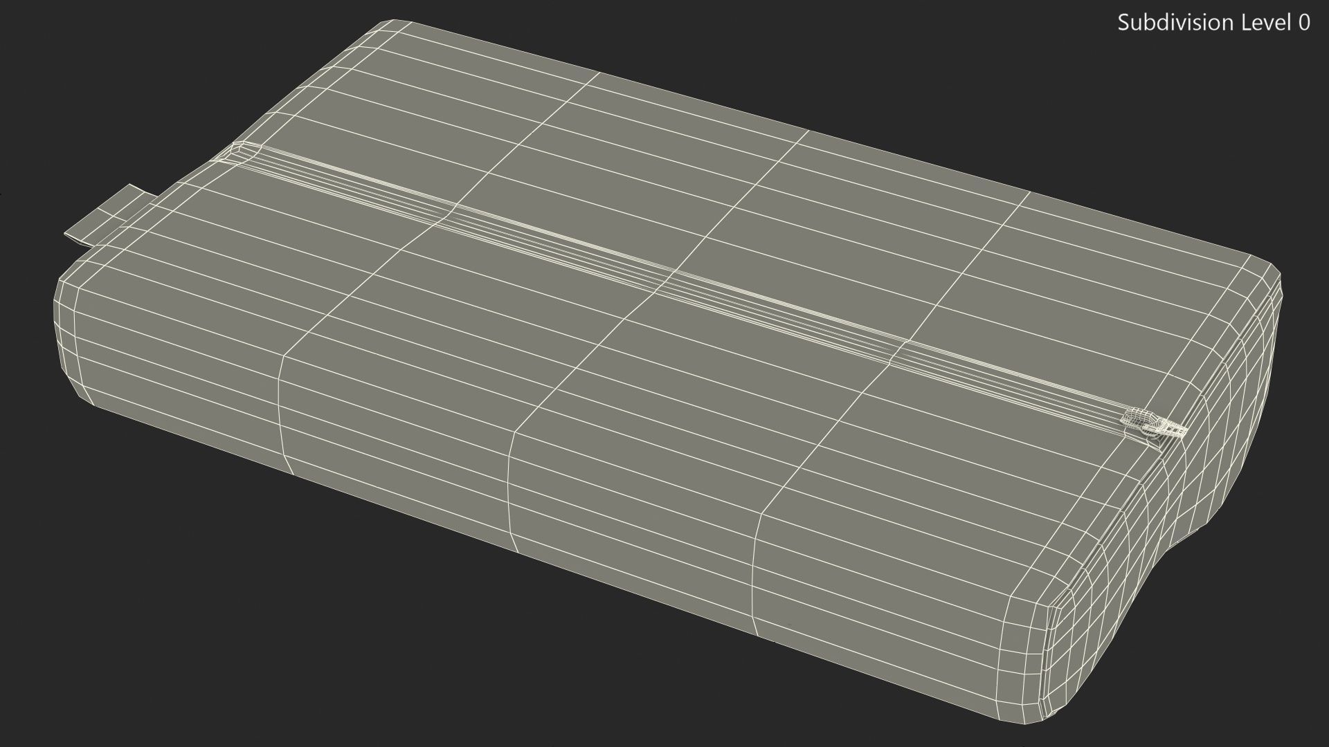 Contour Cervical Memory Pillow 3D model_21