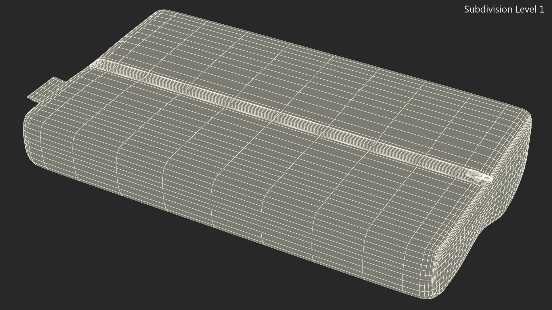 Contour Cervical Memory Pillow 3D model_22