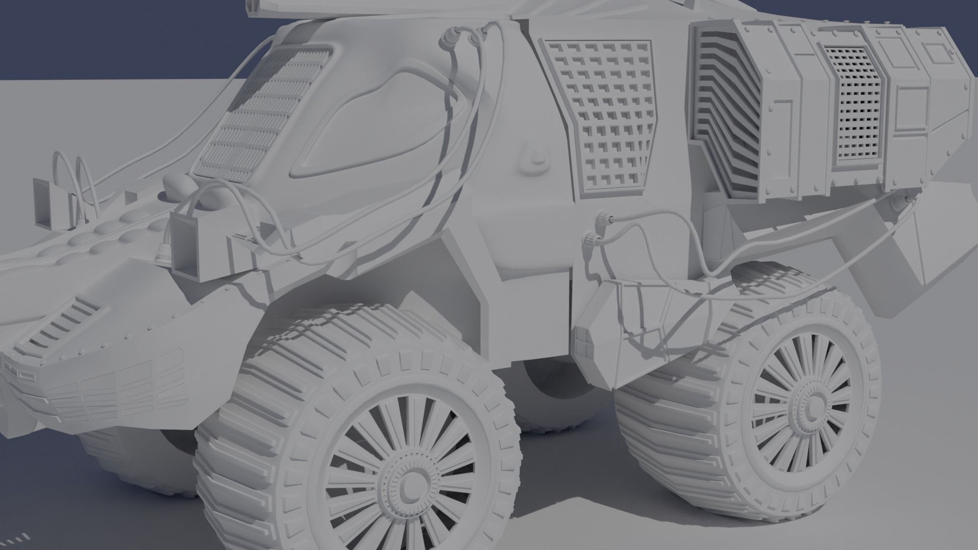 LOWPOLY CROCODILE CAR  Low-poly 3D model_20