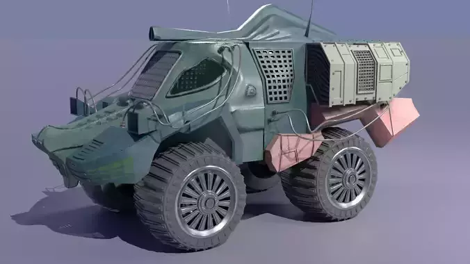 LOWPOLY CROCODILE CAR 