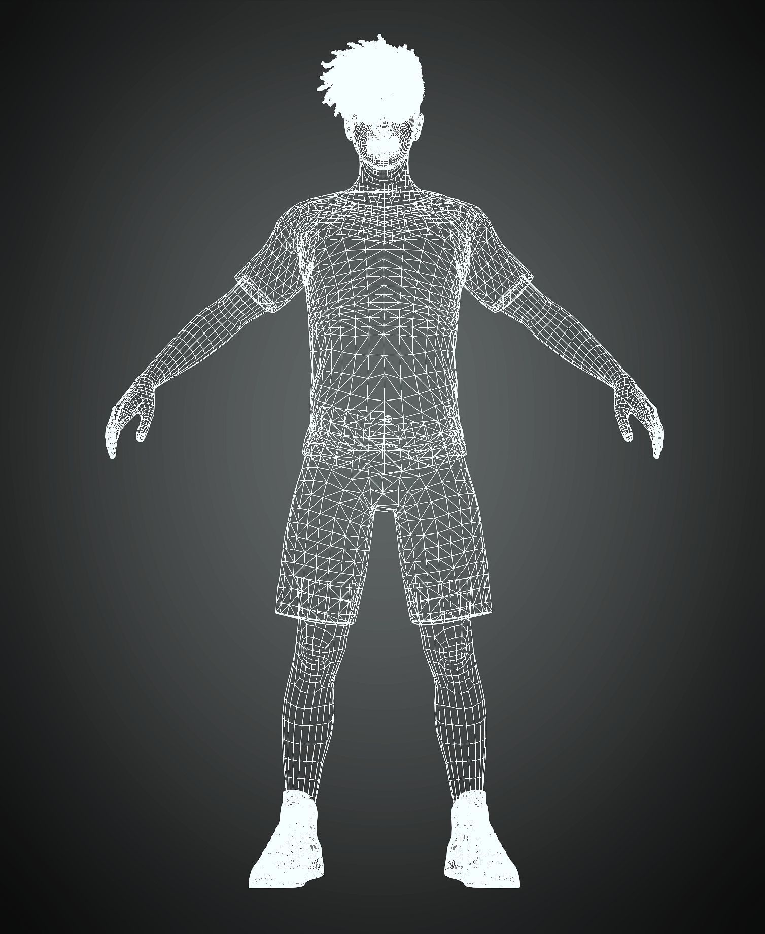 IshowSpeed Full Rigged with Face rig and 100 Face Morph Included 3D model_3