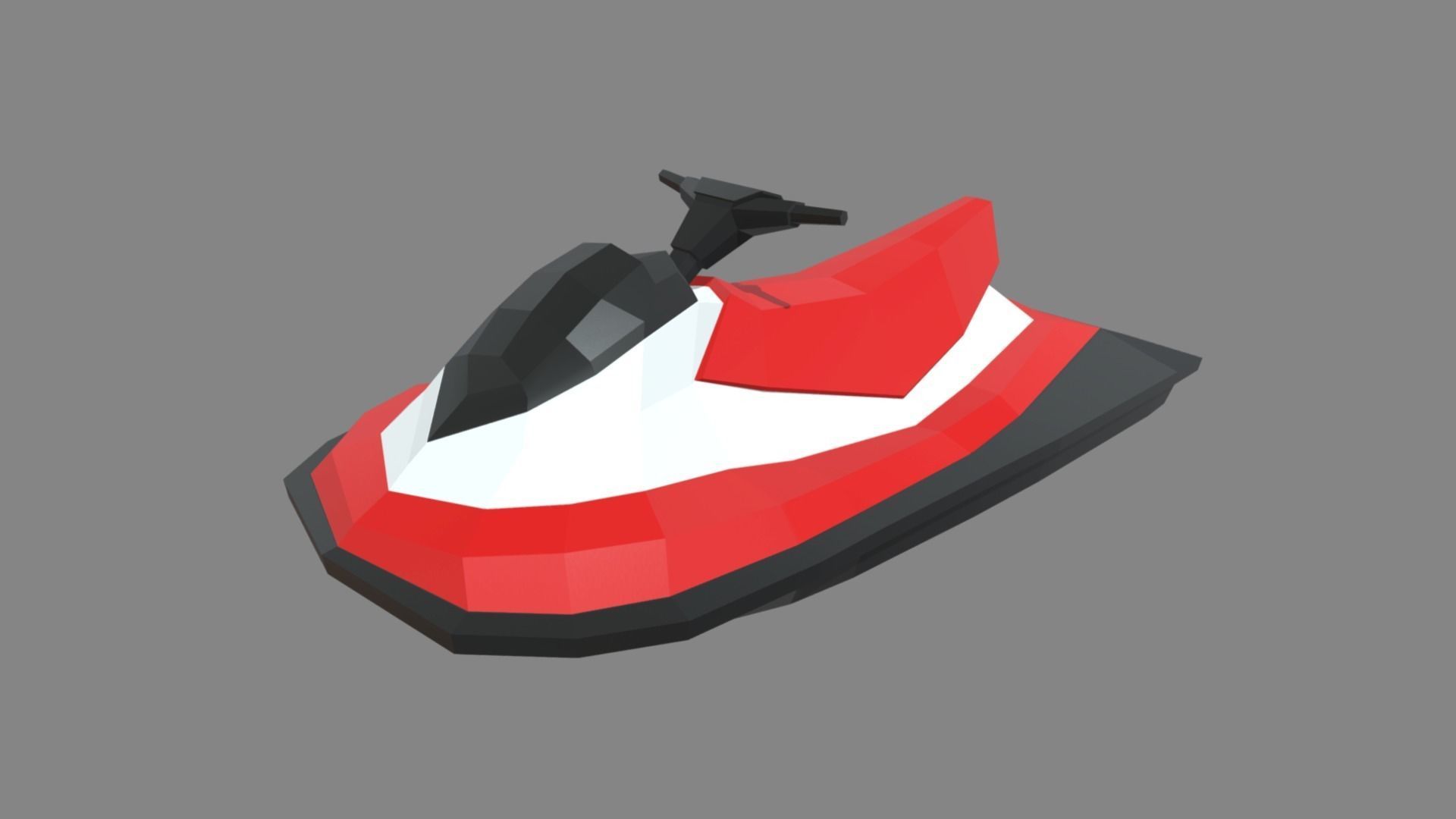 Low Poly Boats Pack 01 Low-poly 3D model_20