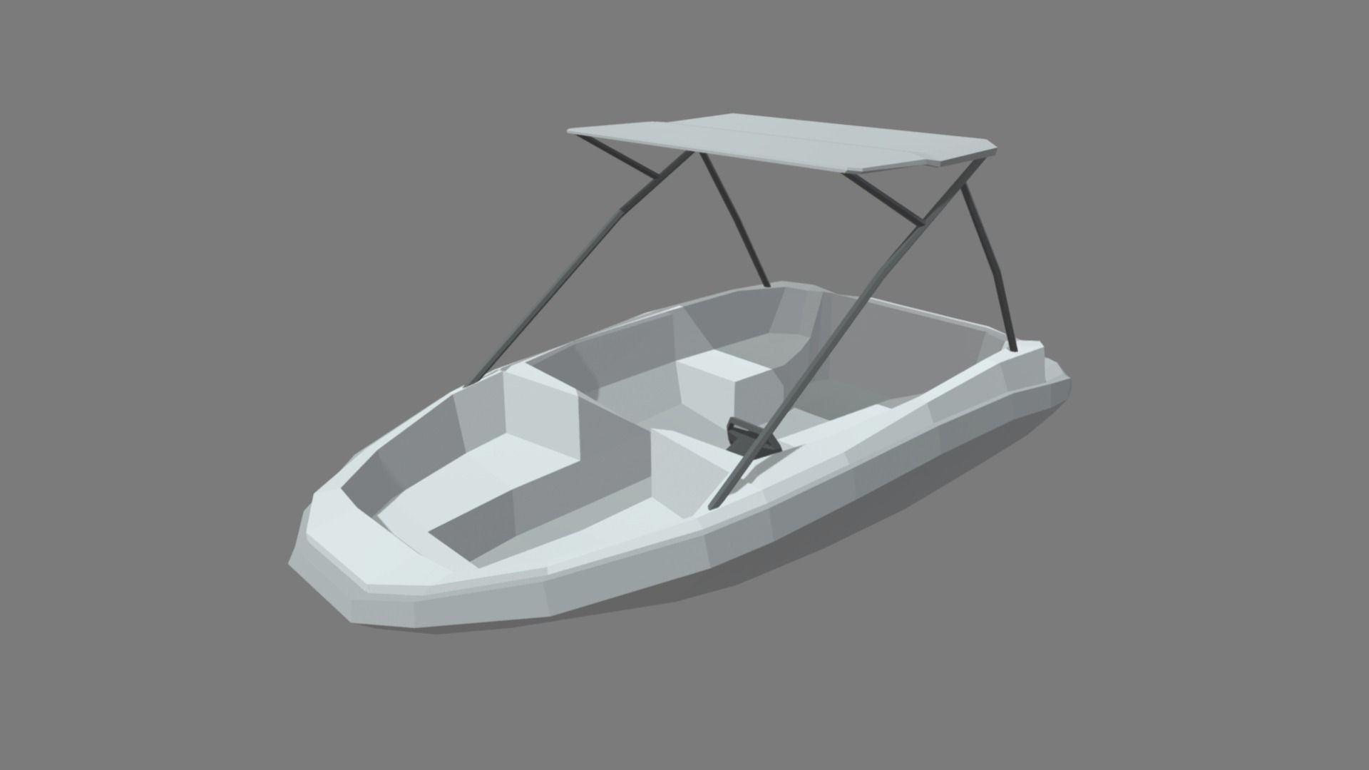 Low Poly Boats Pack 01 Low-poly 3D model_8