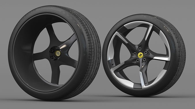 2023 Ferrari Purosangue SUV Wheel 3D model 6