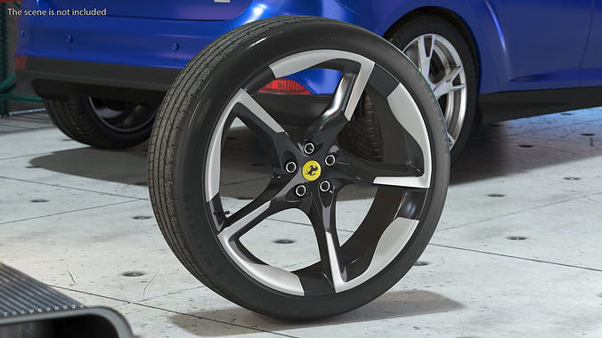 2023 Ferrari Purosangue SUV Wheel 3D model 3