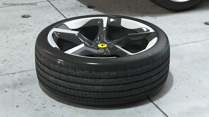 2023 Ferrari Purosangue SUV Wheel 3D model 4
