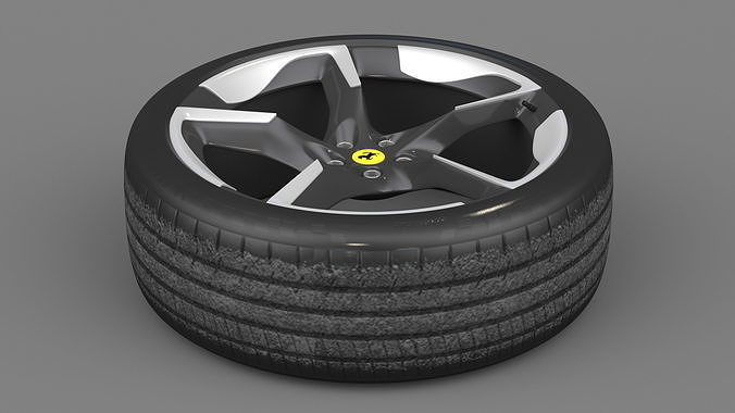 2023 Ferrari Purosangue SUV Wheel 3D model 5