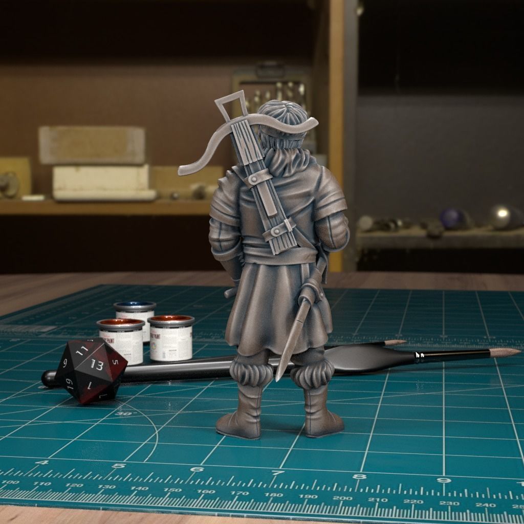 Curse of Strahd - Yevgeni - Pre-Supported 3D print model_3