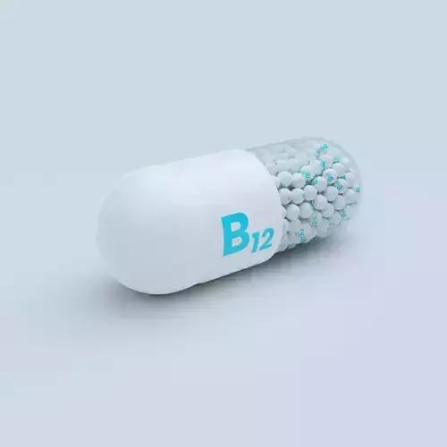 Full Capsule Pill With Vitamin Textures