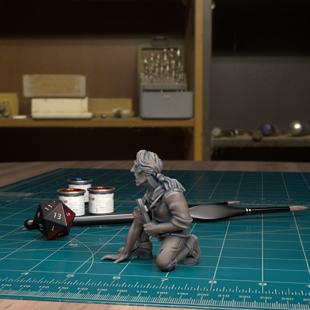 Curse of Strahd - Doru - Pre-Supported 3D print model_1