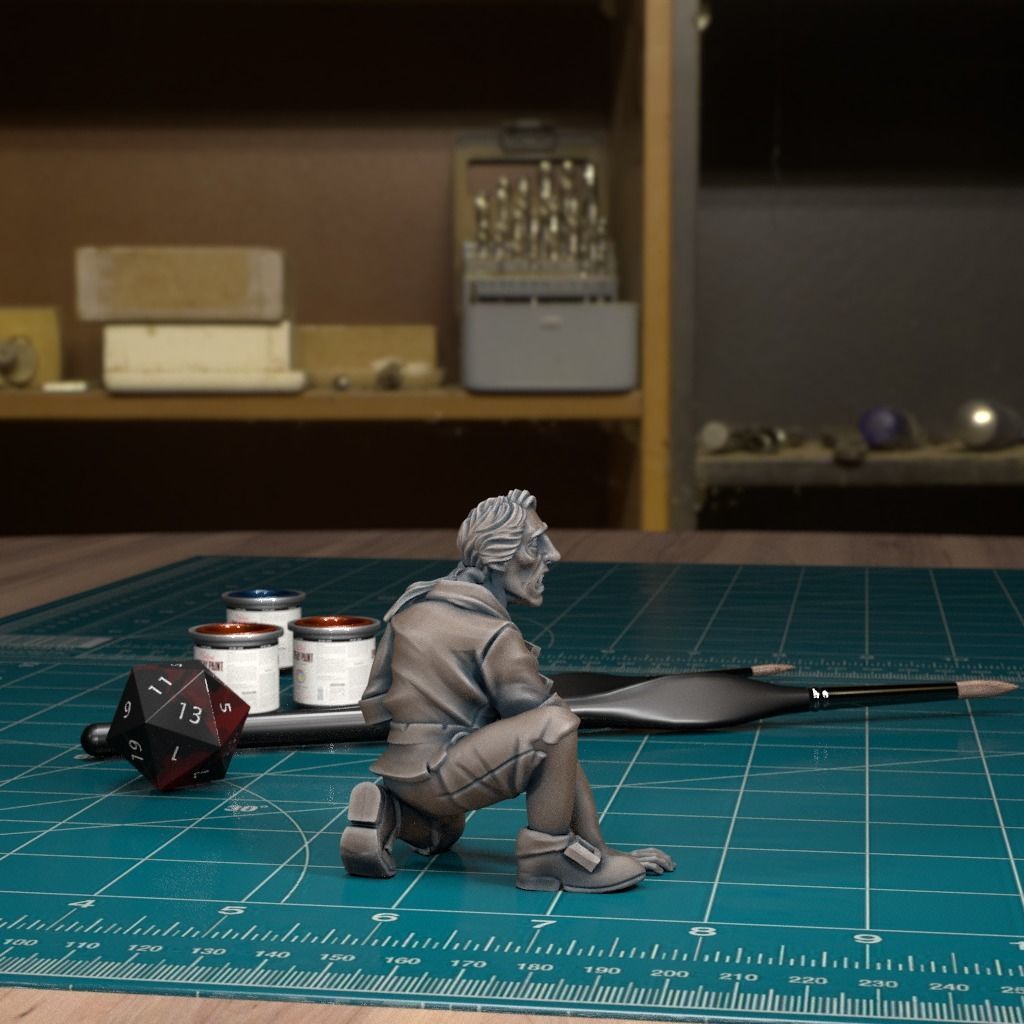 Curse of Strahd - Doru - Pre-Supported 3D print model_3