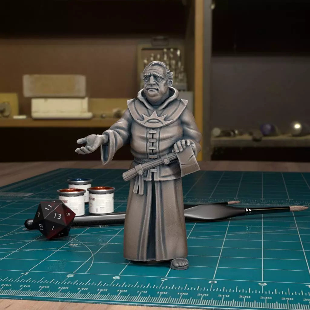 Curse of Strahd - Donovich - Pre-Supported 3D print model