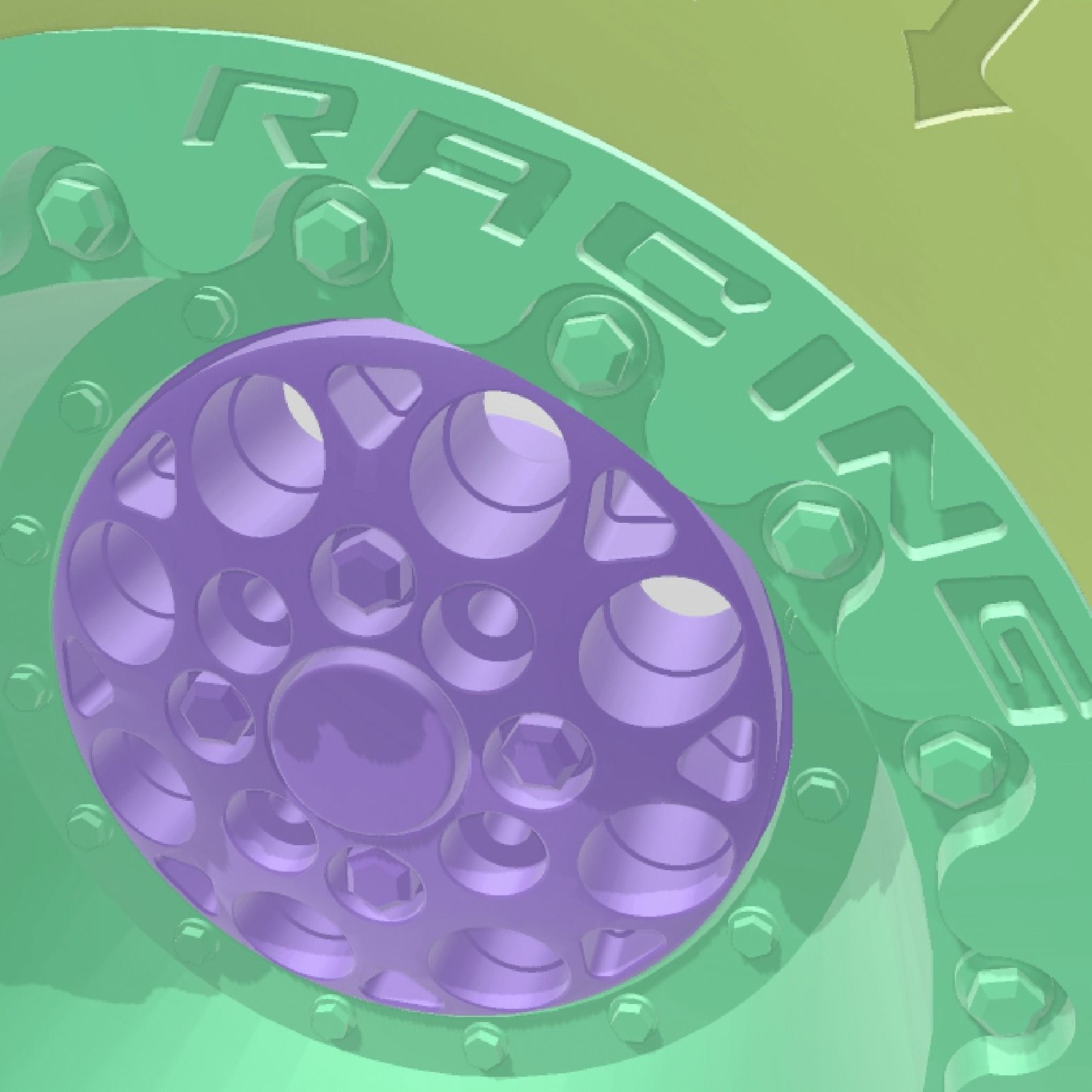 MAGNUM IMPORT WELD WHEELS AND HOOSIERS FOR SCALE AUTOS 3D print model_7