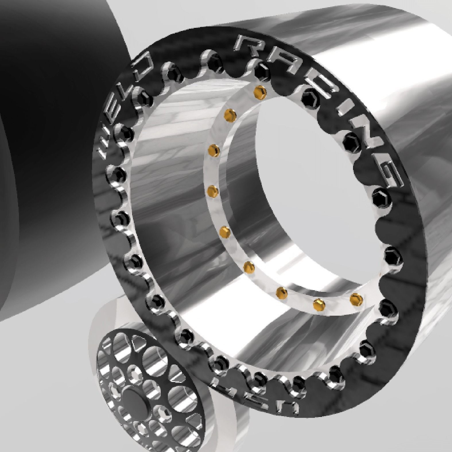 MAGNUM IMPORT WELD WHEELS AND HOOSIERS FOR SCALE AUTOS 3D print model_4