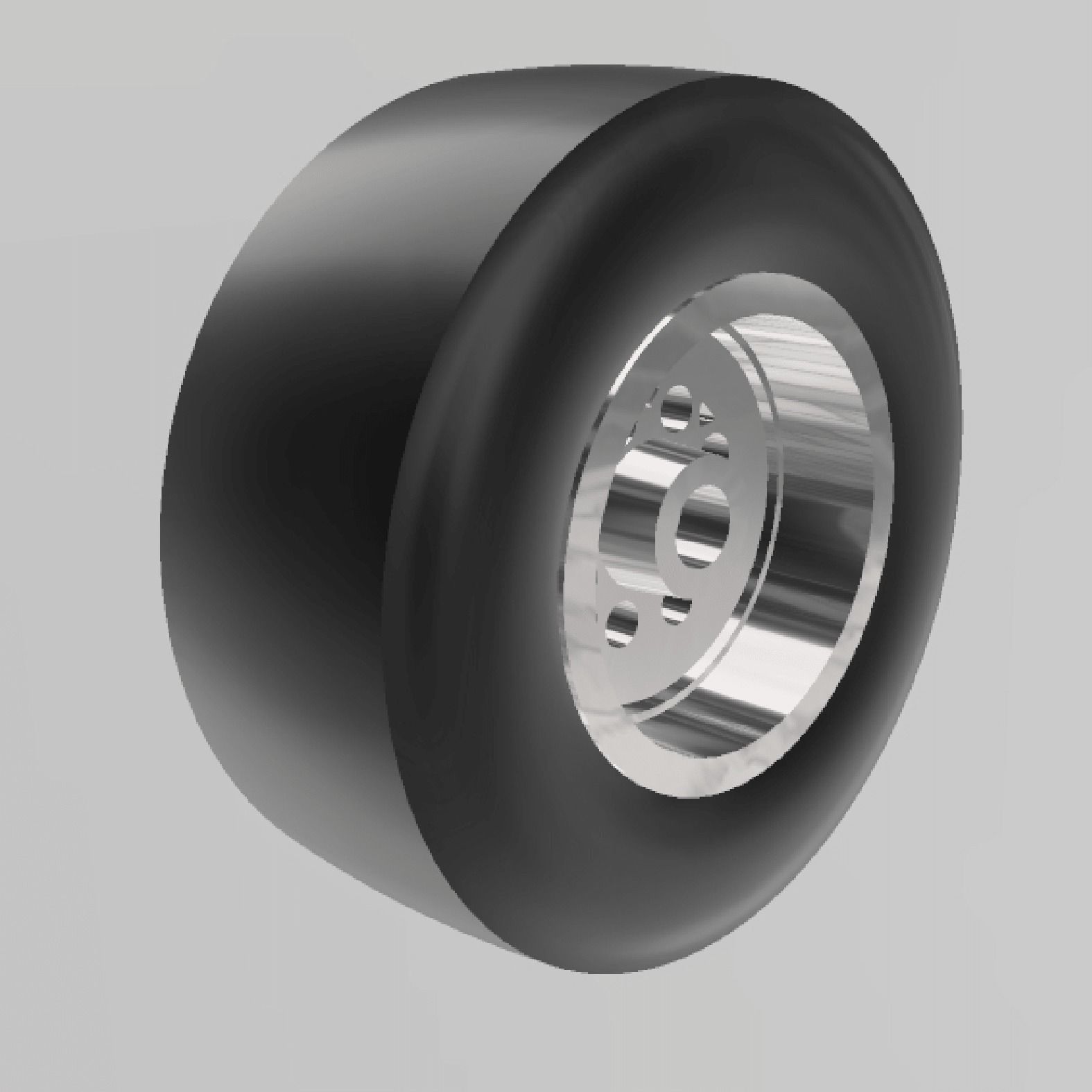 MAGNUM IMPORT WELD WHEELS AND HOOSIERS FOR SCALE AUTOS 3D print model_2