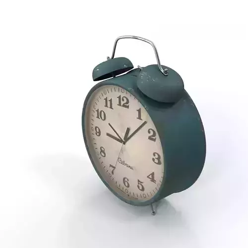 Old alarm clock 3D model