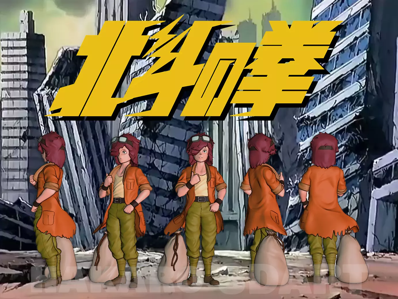 Bart - Fist of the North Star Hokuto No Ken Ken il Guerriero 3D print model