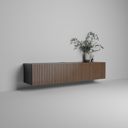 Hanging TV Unit 3D model