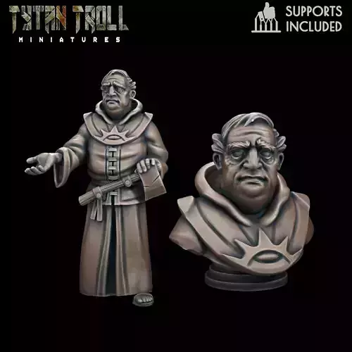 Curse of Strahd - Donovich Mini Bust Combo - Pre-Supported