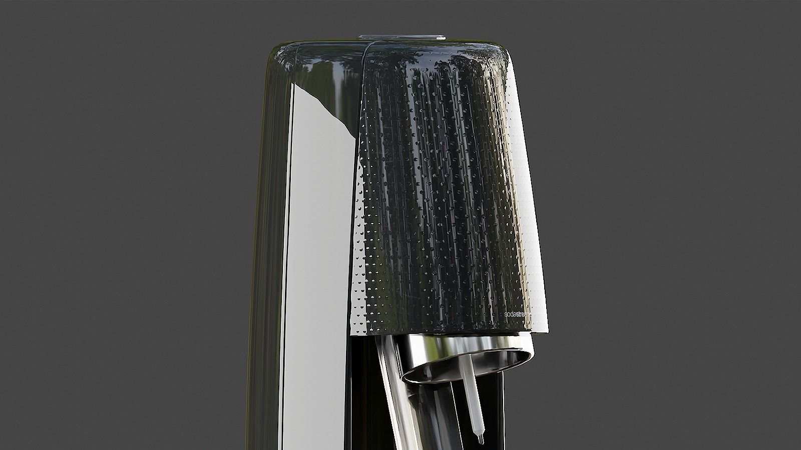 Sodastream Machine Sparkling Water Maker Black 3D model_2