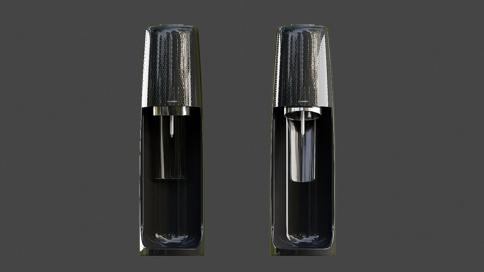 Sodastream Machine Sparkling Water Maker Black 3D model_1