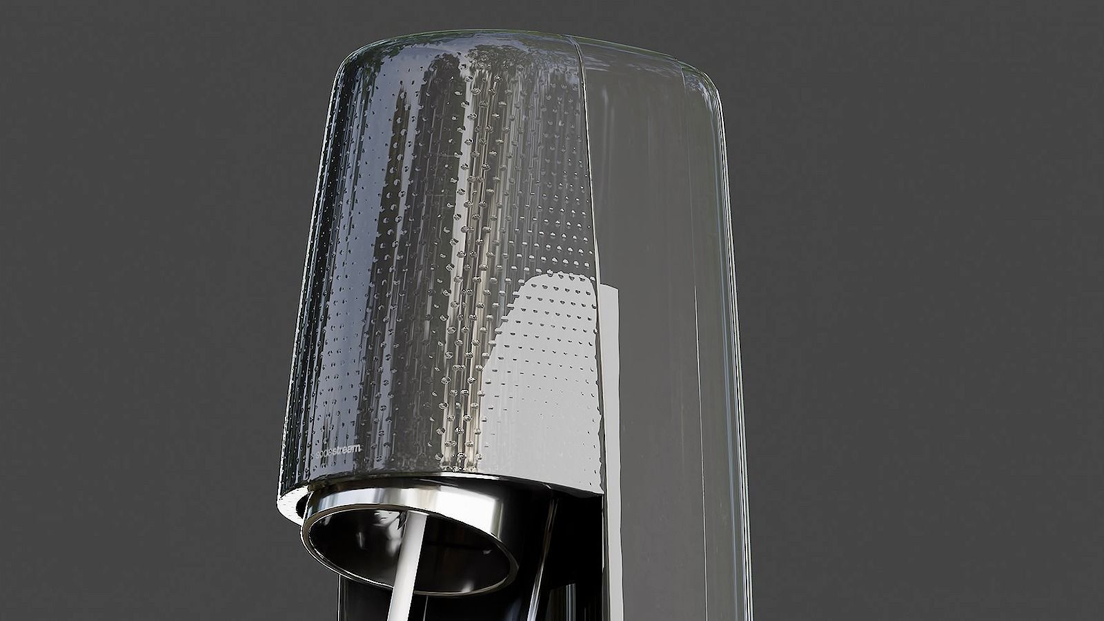 Sodastream Machine Sparkling Water Maker Black 3D model_3