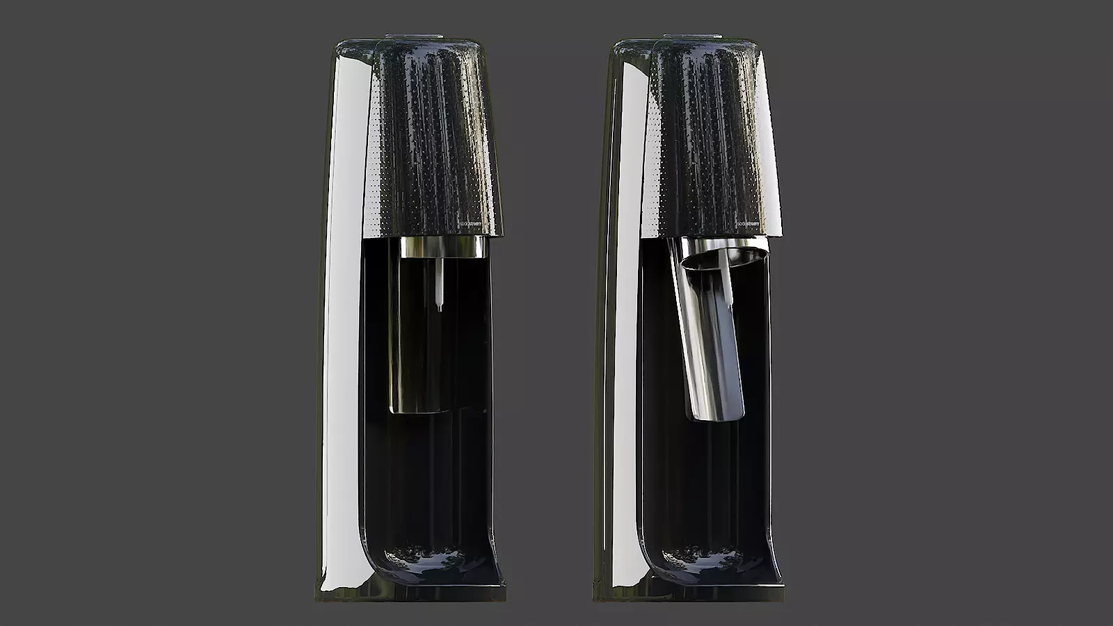 Sodastream Machine Sparkling Water Maker Black 3D model_0