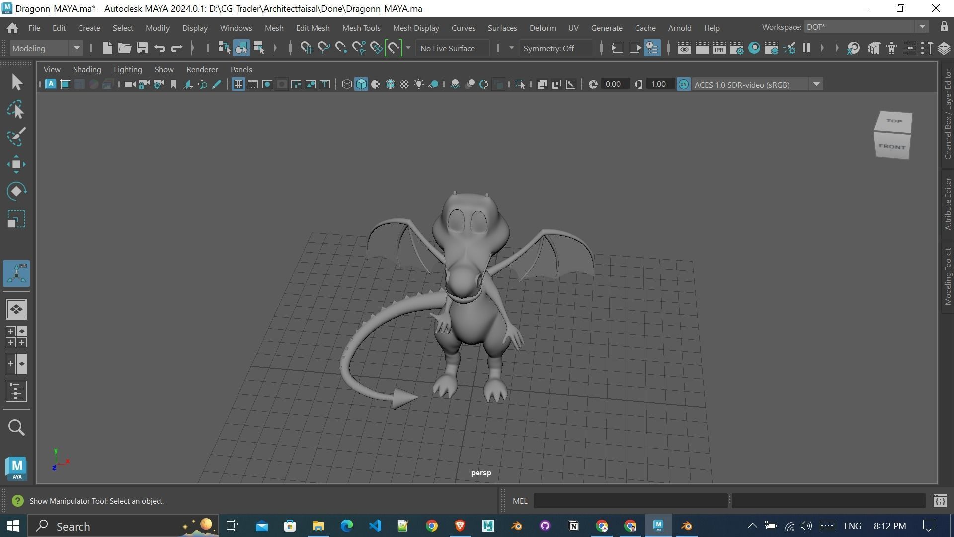 Dragon 3D Printing Ready for Exam College Toy 3D print model_6