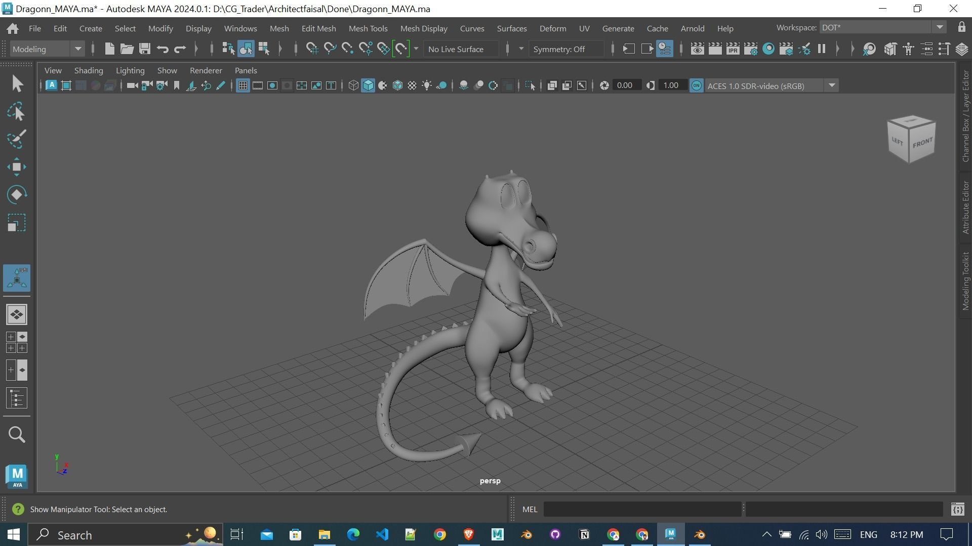 Dragon 3D Printing Ready for Exam College Toy 3D print model_4