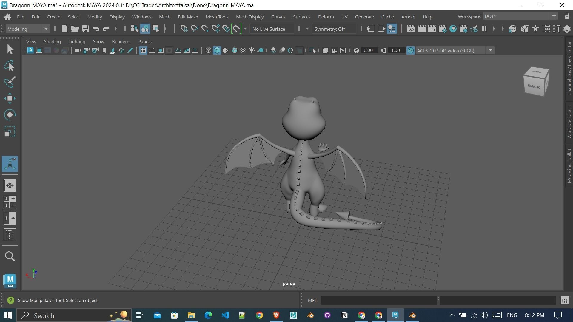 Dragon 3D Printing Ready for Exam College Toy 3D print model_5